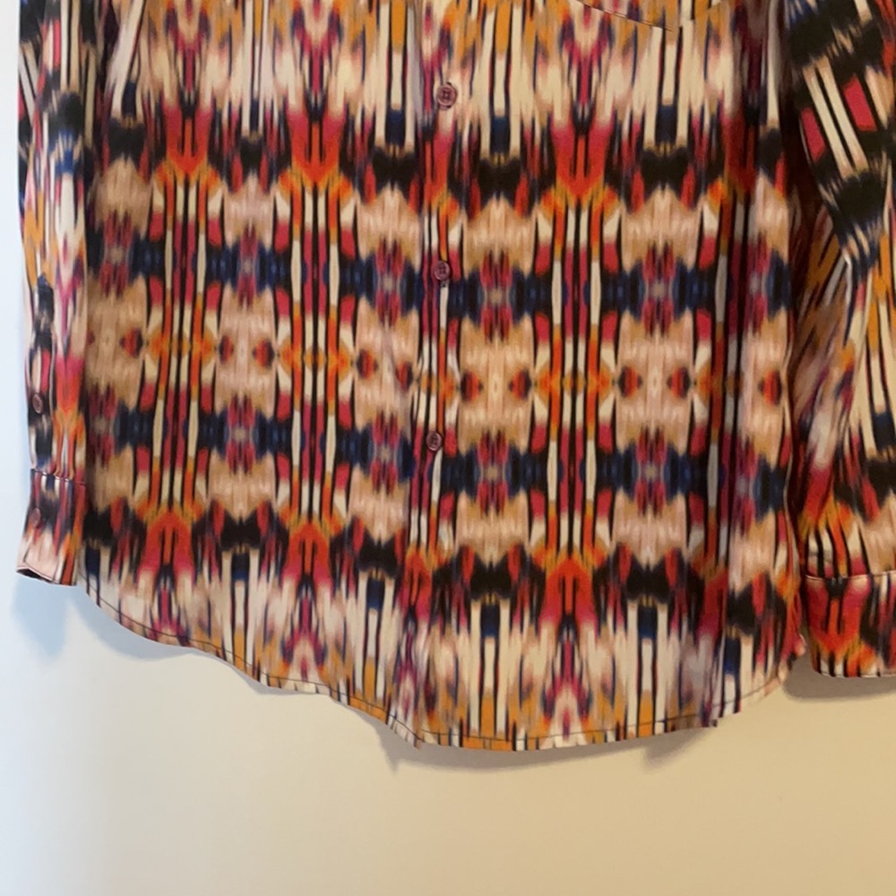 Colorful Patterned Blouse - Picture 3 of 7
